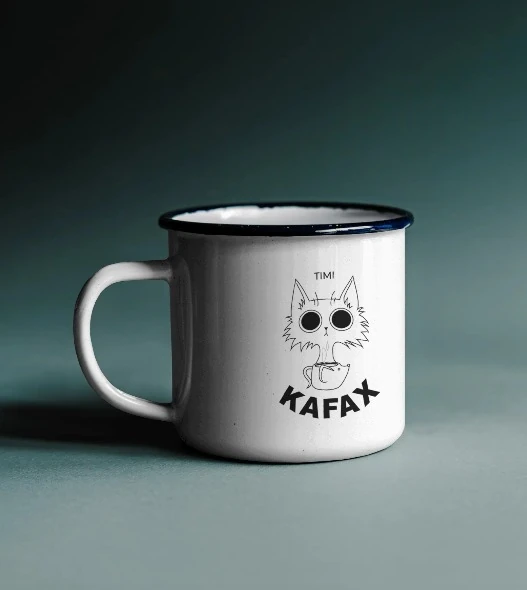 Timi KAFAX — mockup tasse