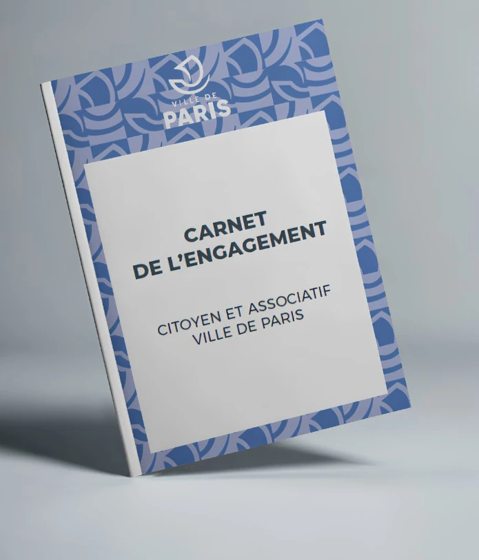 Ville de Paris — carnet de l'engagement, couverture